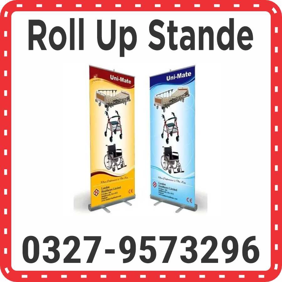 Standee Printing Online blue Area Islamabad & Rawalpindi