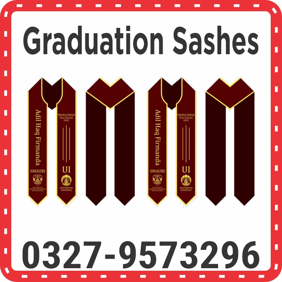 Graduation Sash Printing in Islamabad