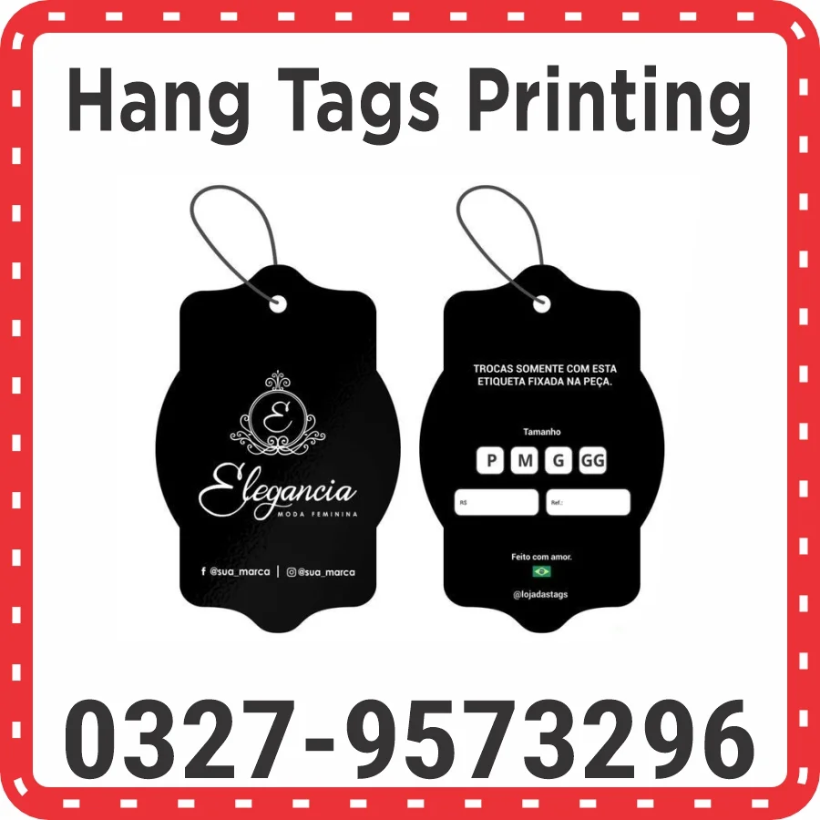 Hang Tags Printing in Islamabad & Rawalpindi