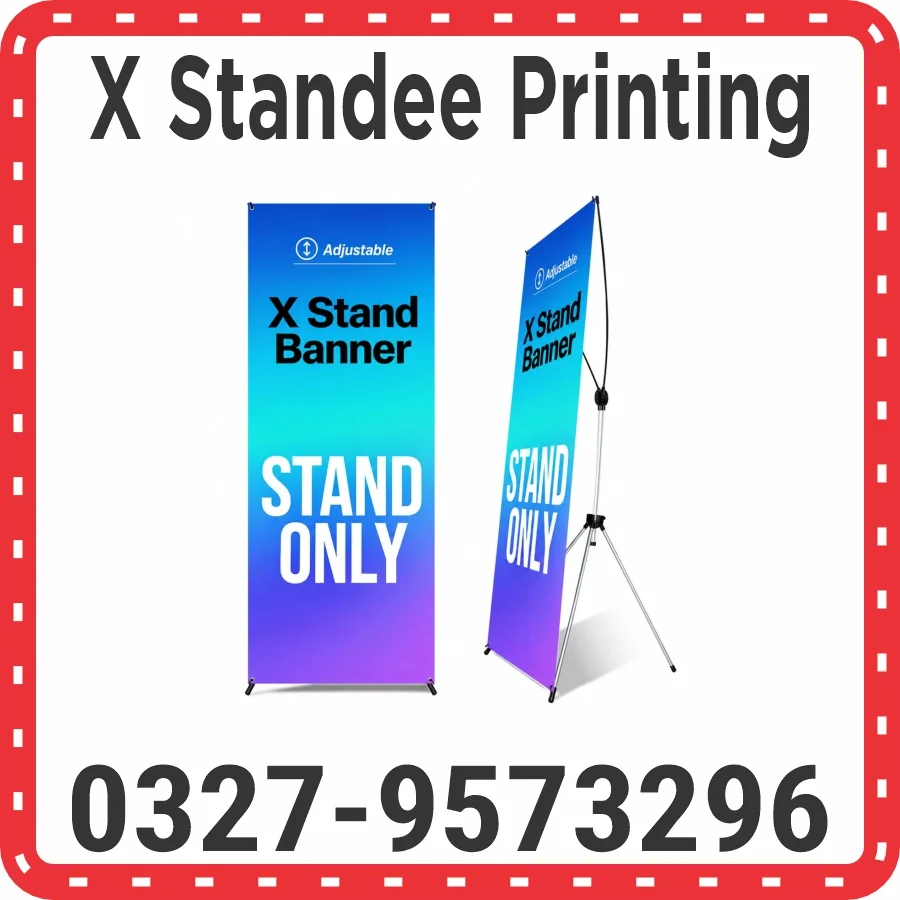 X Standee Printing in Islamabad