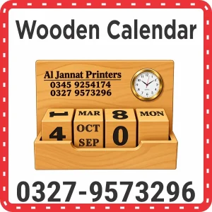  Wooden Calendar Printing in Islamabad & Rawalpindi